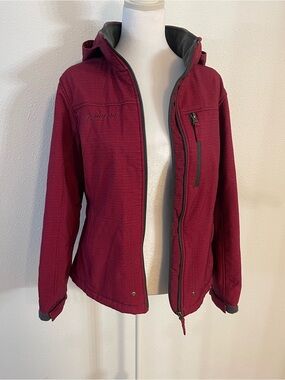 Boeing women’s large Red Women's Hooded Jacket -